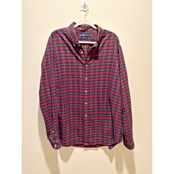 Lauren Ralph Lauren Other - Ralph Lauren Classic Fit button down shirt XXL red plaid, Hong Kong